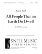 All People That on Earth Do Dwell SATB choral sheet music cover